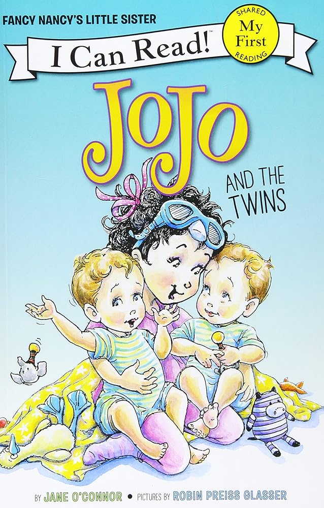 Fancy Nancy: JoJo and the Twins: A Funny I Can Read Story About Telling Twins Apart for Kids (Ages 4-8) (My First I Can Read) cover image
