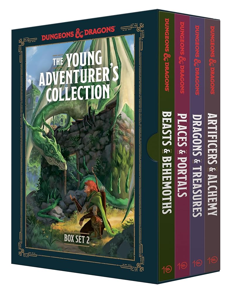 The Young Adventurer's Collection Box Set 2 (Dungeons & Dragons 4-Book Boxed Set): Beasts & Behemoths, Dragons & Treasures, Places & Portals, ... & Dragons Young Adventurer's Guides) cover image