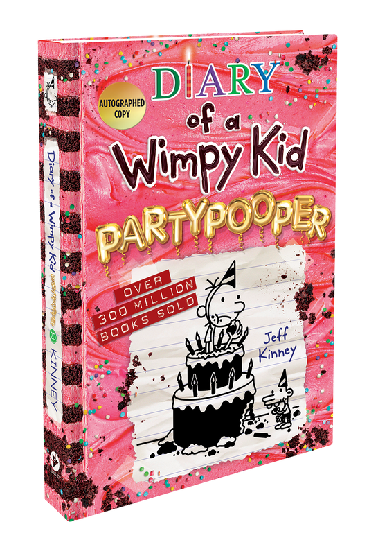 Partypooper (Diary of a Wimpy Kid) Indie Bookstore Exclusive Edition *SIGNED COPY*