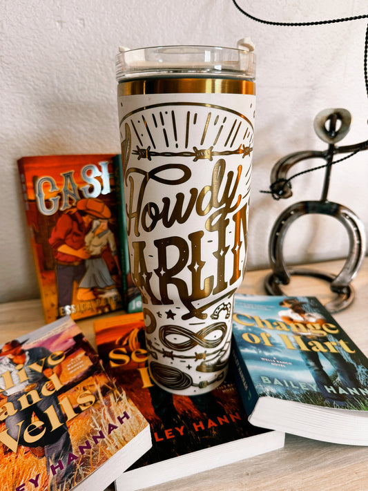 Howdy Darlin 40oz Engraved Tumbler