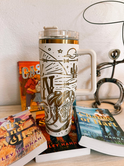 Howdy Darlin 40oz Engraved Tumbler